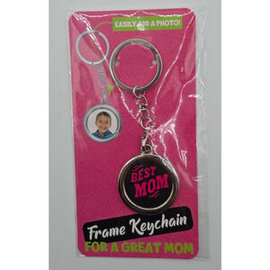 Frame Keychain "BEST MOM" Photo Frame